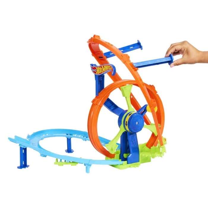 Hot Wheels Stunt Tracks Rapid Launch Loop Oyun Seti JBX65