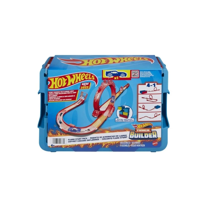 Hot Wheels Track Builder Alev Temalı Akrobasi Seti HMC04