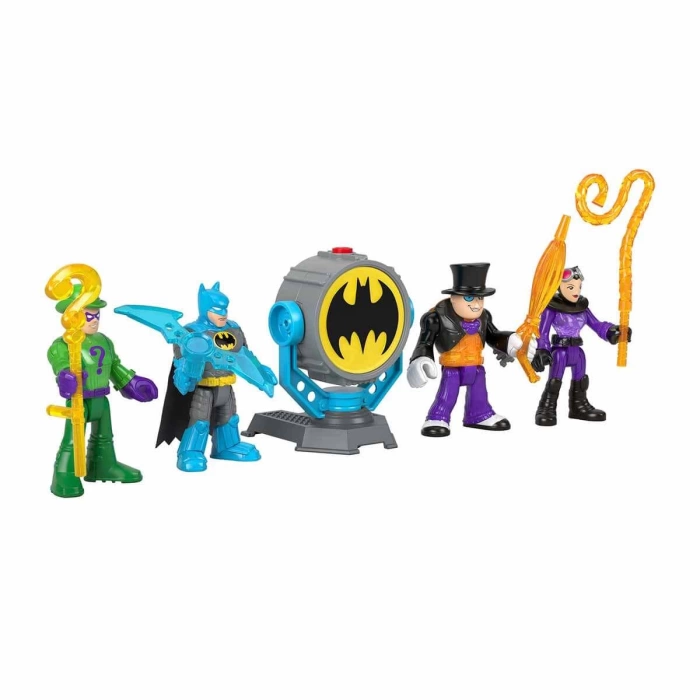 Imaginext DC Super Friends Bat-Tech Bat-Signal Figür Seti HFD47