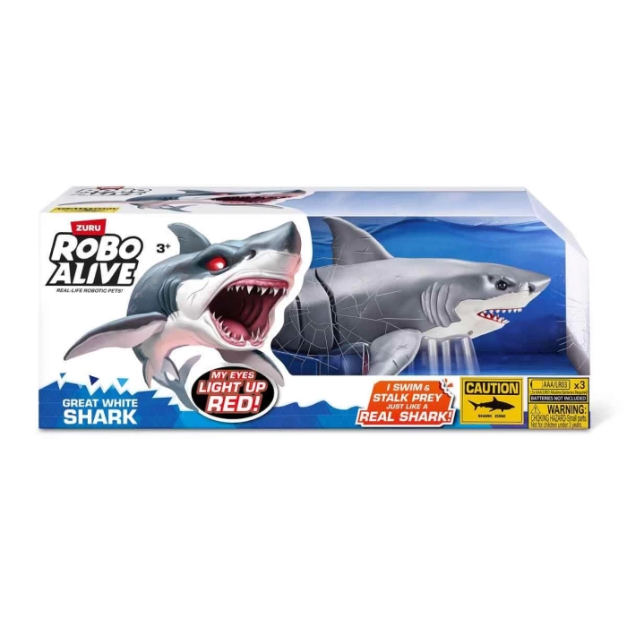 Işıklı Robo Alive Suda Yüzen Robot Köpek Balığı 37 cm RBV01000