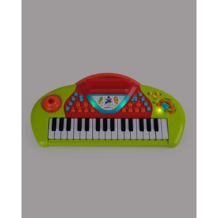 Karaoke Özellikli Müzikli Işıklı MP3 Girişli ve Mikrofonlu Çok Fonksiyonlu Piyano-LC-30972