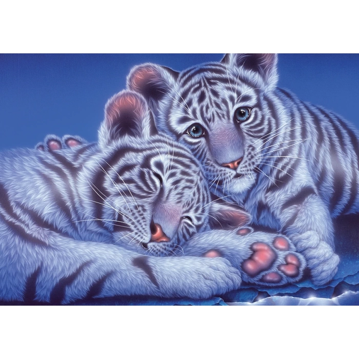 Ks Games Two Tiger Babys Puzzle - 200 Parça