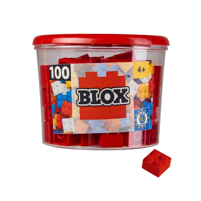 Kutuda Blox 100 Kırmızı Bloklar - SMB-104114111