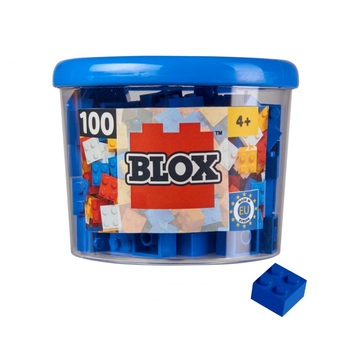 Kutuda Blox 100 Mavi Bloklar - SMB-104114112