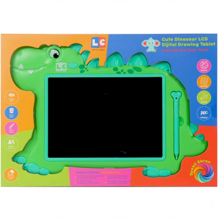 Lc Sevimli Dinazor Çizim Tableti-22 cm