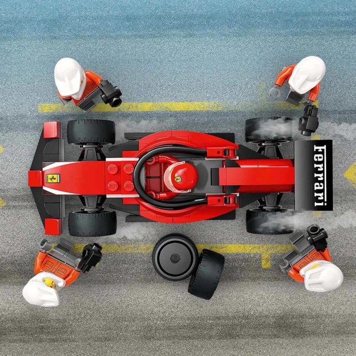 LEGO City Ferrari Arabalı F1 Pit Stop ve Pit Ekibi 60443