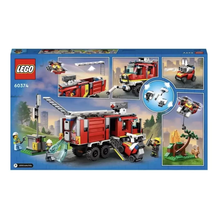 Lego City İtfaiye Komuta Kamyonu 60374