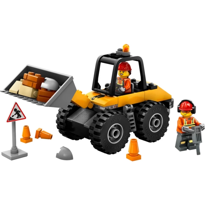 LEGO® City Sarı Tekerlekli İnşaat Yükleyicisi 60450