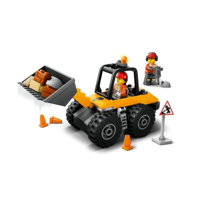 LEGO® City Sarı Tekerlekli İnşaat Yükleyicisi 60450