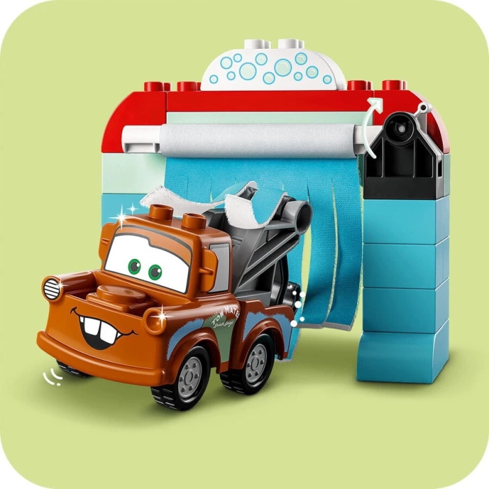 LEGO® DUPLO® | Disney™ Şimşek McQueen ve Materin Oto Yıkama Eğlencesi 10996