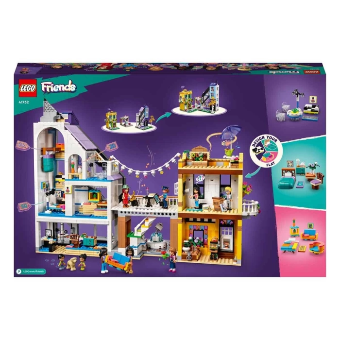 LEGO Friends Şehir Merkezi Çiçek ve Tasarım Dükkanları 41732