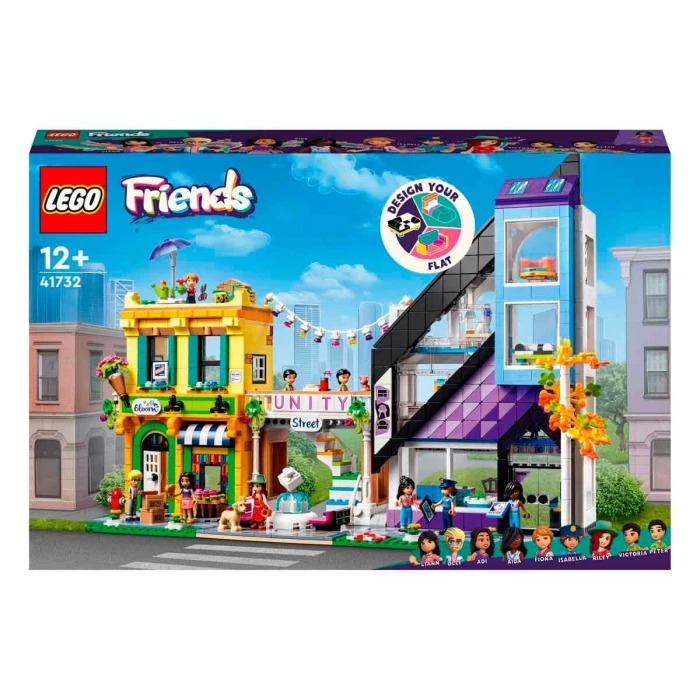 LEGO Friends Şehir Merkezi Çiçek ve Tasarım Dükkanları 41732