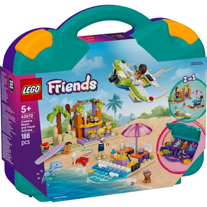 LEGO® Friends Yaratıcı Plaj ve Seyahat Bavulu 42672