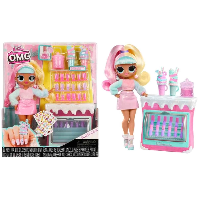 L.O.L. Surprise O.M.G. Sweet Nails Candylicious Sprinkles Shop Oyun Seti