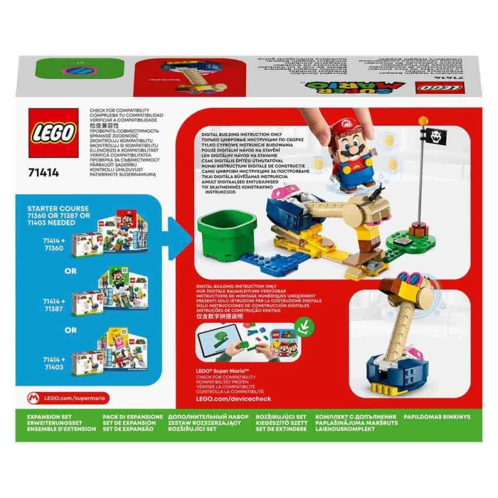 LEGO Super Mario Conkdorun Kafa Tokmağı Ek Macera Seti 71414