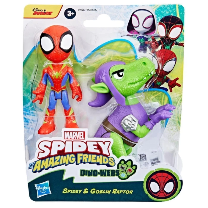 Marvel Spidey ve Muhteşem Arkadaşları Dino-Webs, Spidey ve Goblin Raptor F9478