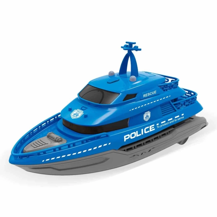 Maxx Wheels Sea Rescue Sesli ve Işıklı Kurtarma Gemisi - Polis