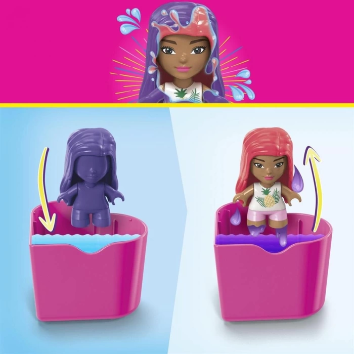 MEGA Barbie Color Reveal Mini Bebekler HHP85-HHP88