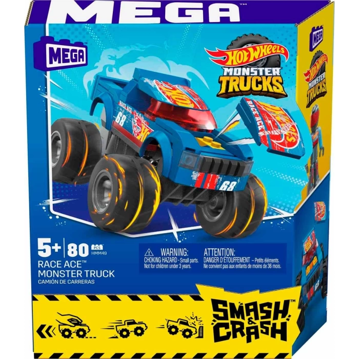 MEGA Hot Wheels Smash N Crash Monster Truck HMM49