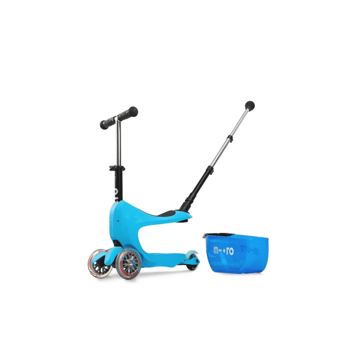 Micro Micro Mini2go Deluxe Plus 3 Tekerlekli Scooter Blue