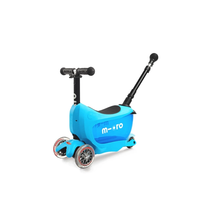 Micro Micro Mini2go Deluxe Plus 3 Tekerlekli Scooter Blue