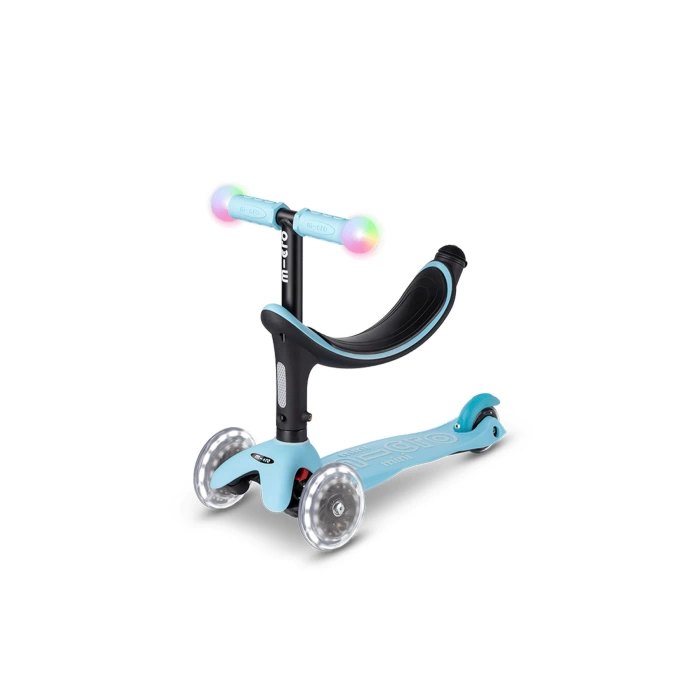 Micro Mini2Grow Deluxe Magic 3 Tekerlekli Scooter LED Blue