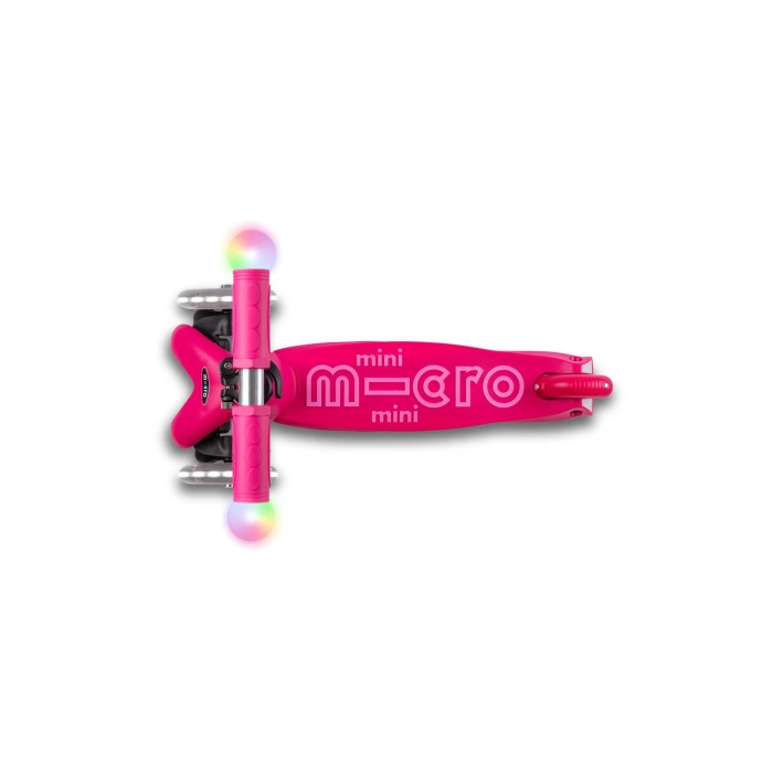 Micro Mini2Grow Deluxe Magic LED 3 Tekerlekli Scooter Pink