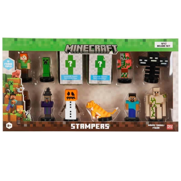 Minecraft Stampers Delüks 12’li Figür Seti