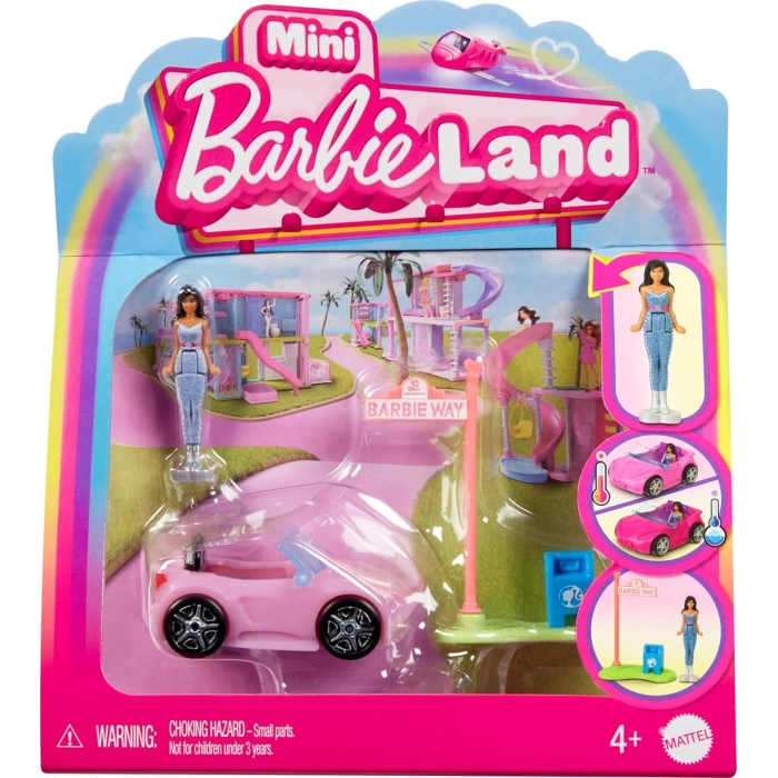 Mini BarbieLand Renk Değiştiren Konvertibl Araba