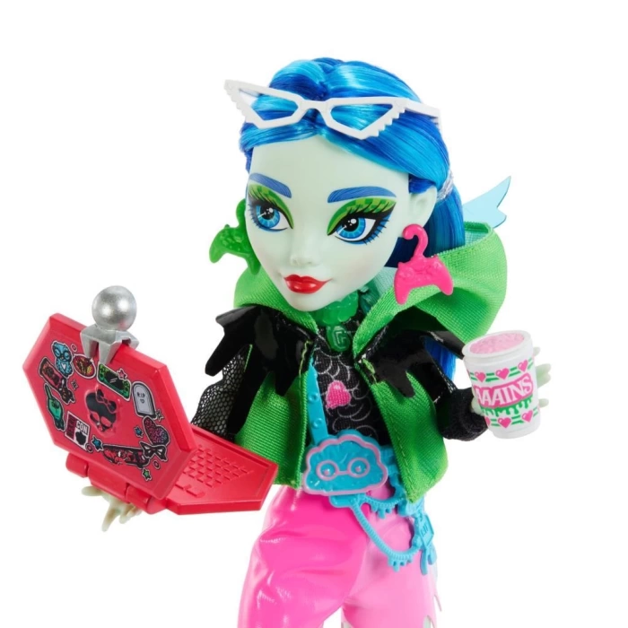 Monster High Neon Frights Ghoulia Yelps Oyun Seti S3 HPD59-HNF81