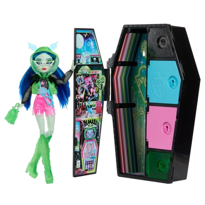 Monster High Neon Frights Ghoulia Yelps Oyun Seti S3 HPD59-HNF81