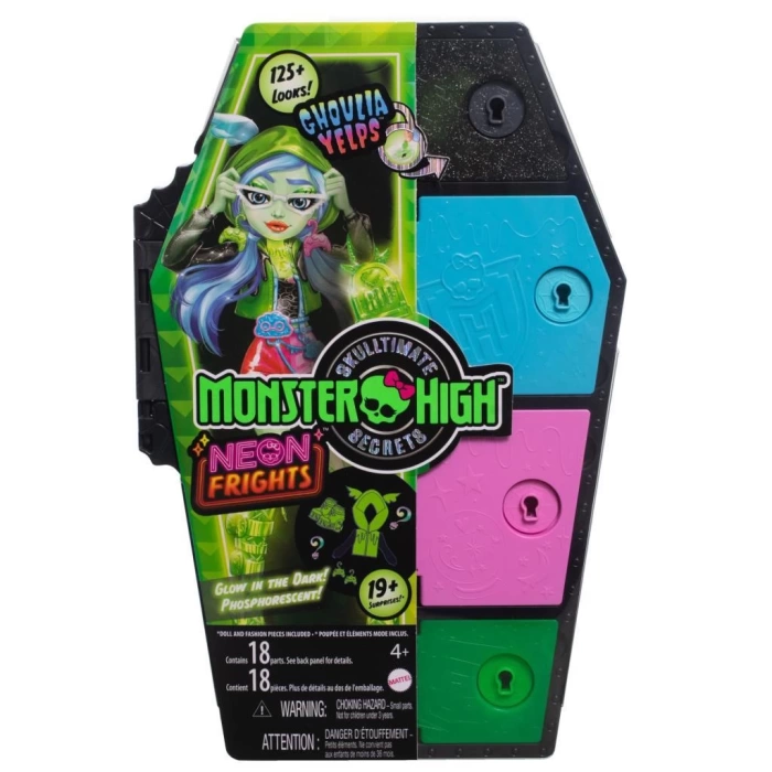 Monster High Neon Frights Ghoulia Yelps Oyun Seti S3 HPD59-HNF81