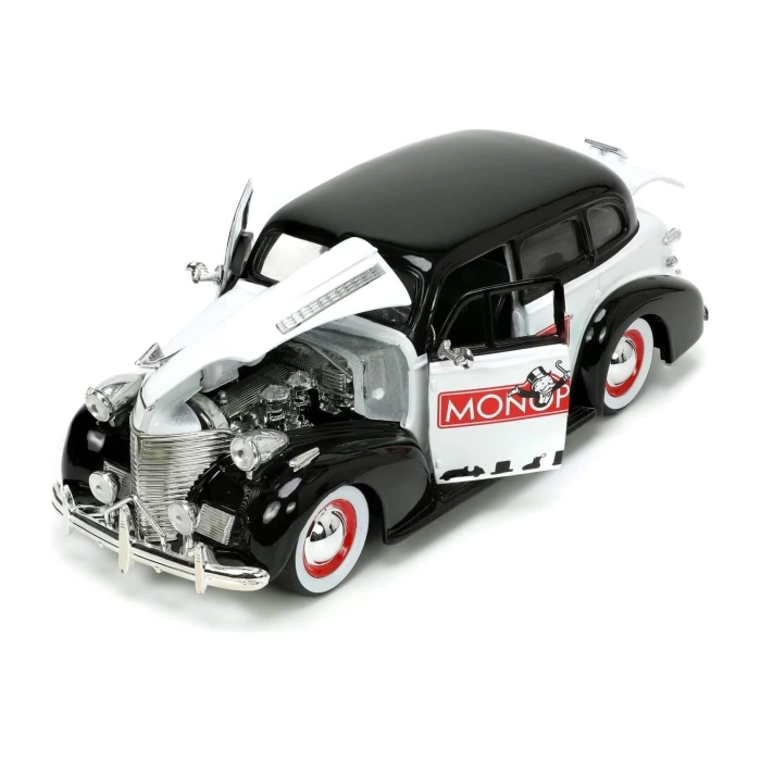 Mr. Monopoly 1939 Chevy Master 1:24 Ölçek DieCast Metal Araç Figürlü - SMB-253255048