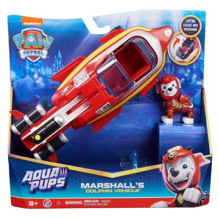 PAW Patrol Aqua Pups Temalı Araçlar Marshall