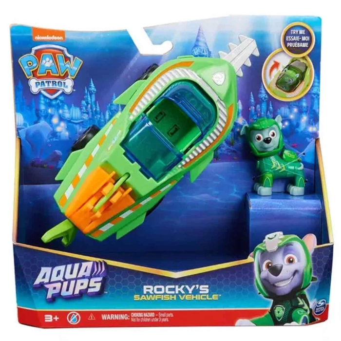 PAW Patrol Aqua Pups Temalı Araçlar Rocky