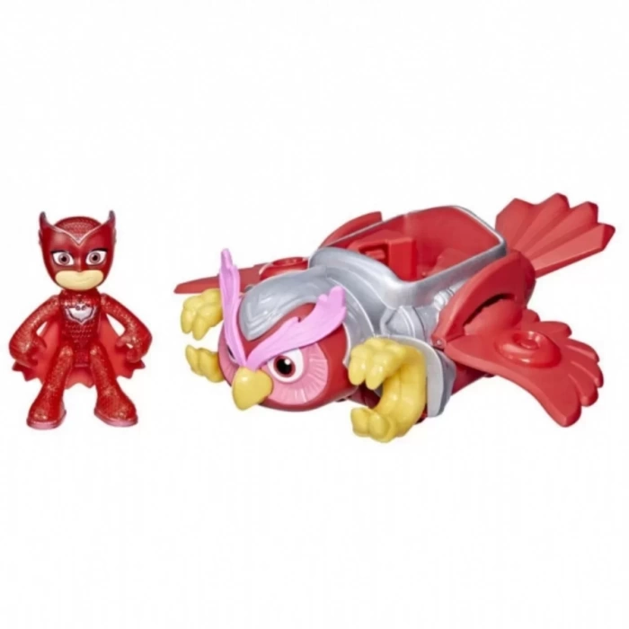 Pjmaskeliler Animal Power Figür ve Hayvan Sürücüsü - Owlette