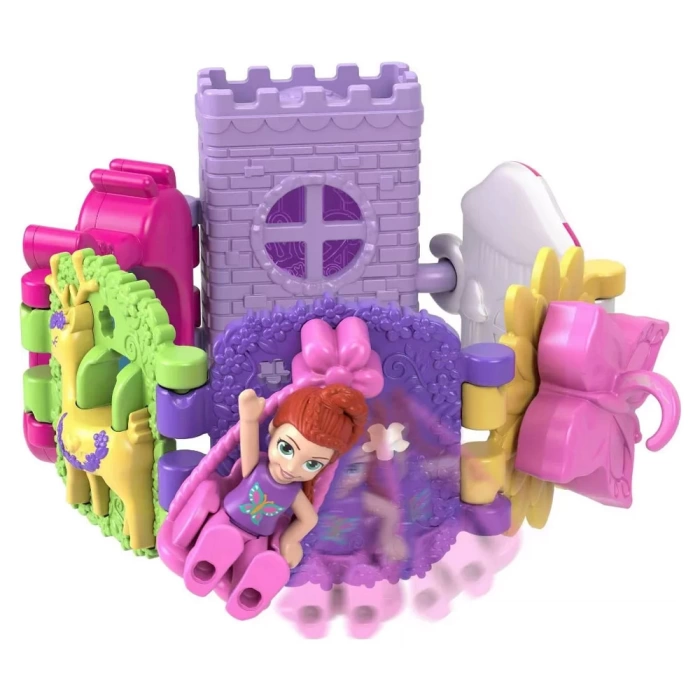 Polly Pocket Bileklik Olabilen Sevimli Oyun Setleri HKV67-HKV69