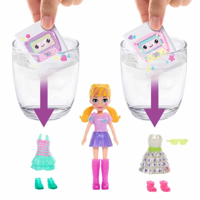 Polly Pocket Disko Dansı Eğlenceli Kıyafetler Oyun Seti HRD65