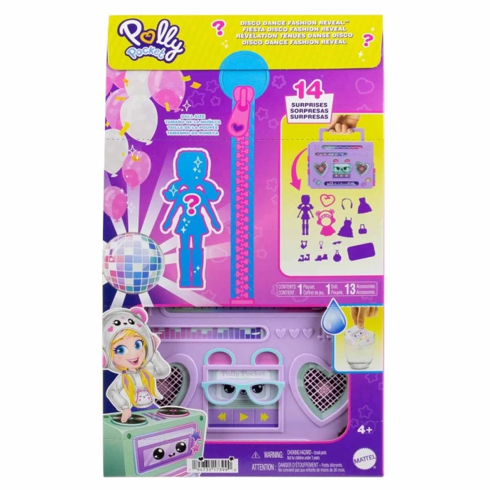 Polly Pocket Disko Dansı Eğlenceli Kıyafetler Oyun Seti HRD65