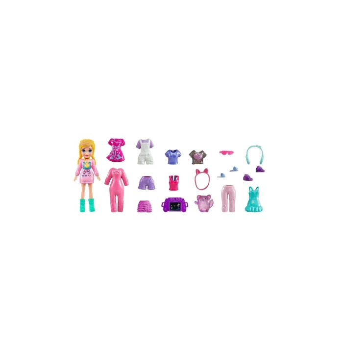 Polly Pocket Farklı Kombin Eğlencesi Oyun Setleri Hkv88