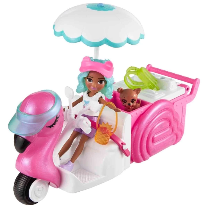 Polly Pocket Flamingo Atıştırmalık Arabası HWP24