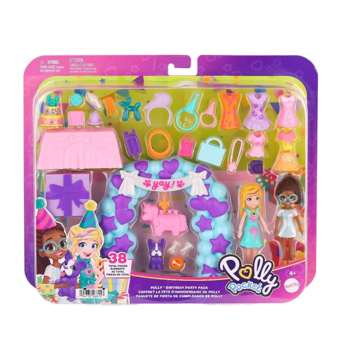 Polly Pocket Pollynin Doğum Günü Partisi Paketi JCC33