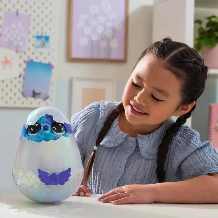 Sesli ve Işıklı Hatchimals Alive Mystery Hatch Draggle İnteraktif Peluş Sürpriz Yumurta