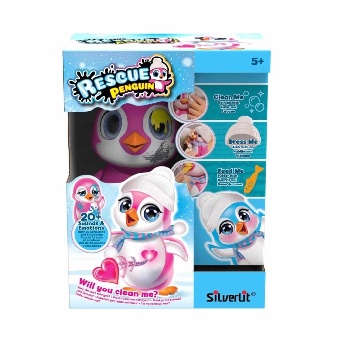 Silverlit Rescue Penguin - Pembe