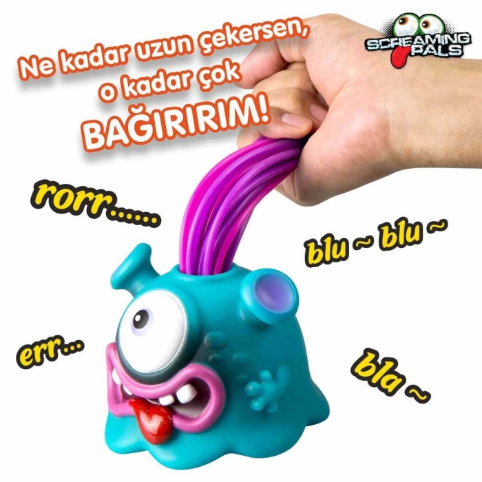 Silverlit Screaming Pals Bağıran Canavarlar - Turkuaz