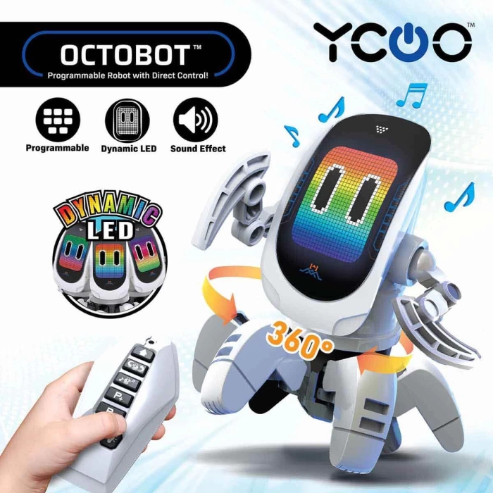 Silverlit Sesli ve Işıklı Programlanabilir Octobot Robot