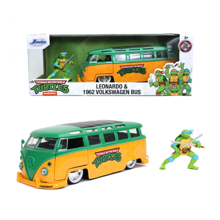 Sımba Turtles Leonardo 1962 Vw Bus 1:24 253285000