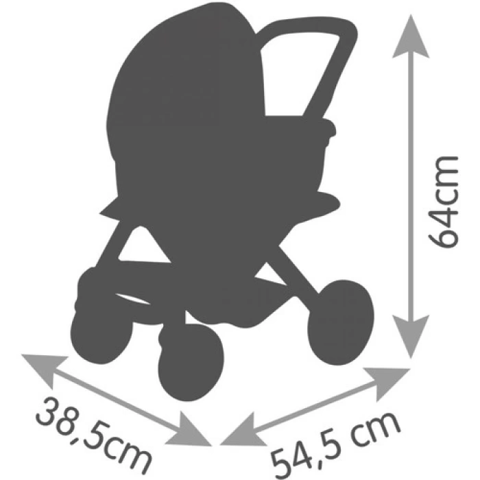 Smoby Maxi-Cosi  3ü 1 Arada Oyuncak Bebek Arabası 253120