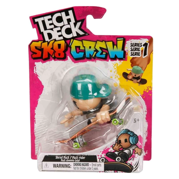 Tech Deck SK8 Crew Figürlü Parmak Kaykayı S1