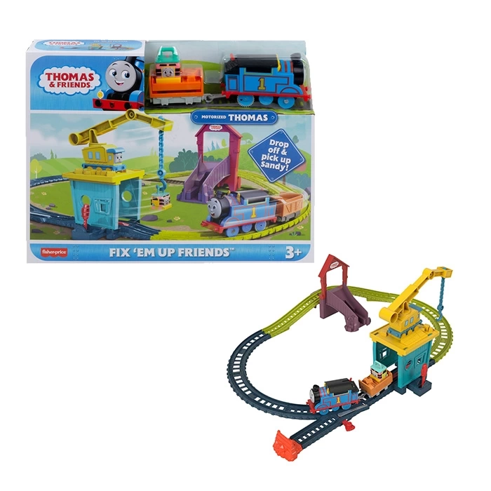 Thomas Friends Carly ve Sandy Oyun Seti HDY58